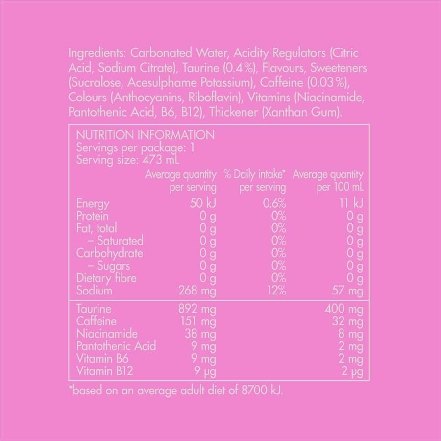 Red Bull Energy Drink Berry Edition Sugar Free Single can 473mL