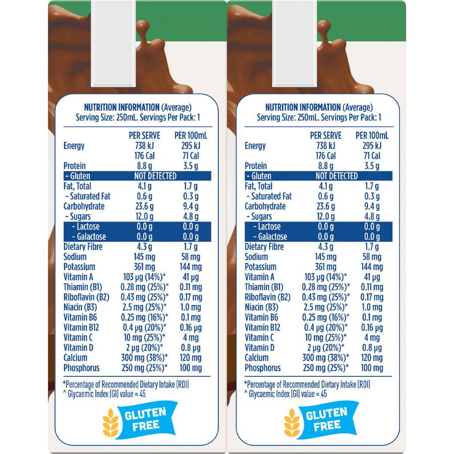 Sanitarium Up & Go Liquid Breakfast Dairy Free Choc Ice - 6 x 250mL