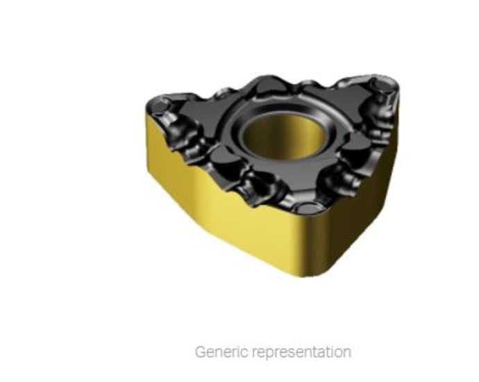 Sandvik WNMG080404-PF 4425 insert, 12.7mm diameter, 8.287mm cutting edge for precision machining and durability.