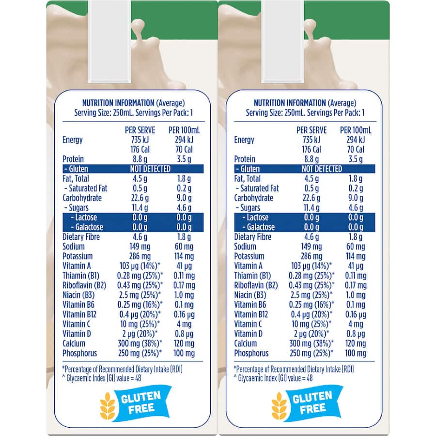 Sanitarium Up & Go Liquid Breakfast Dairy Free Vanilla - 6 x 250mL