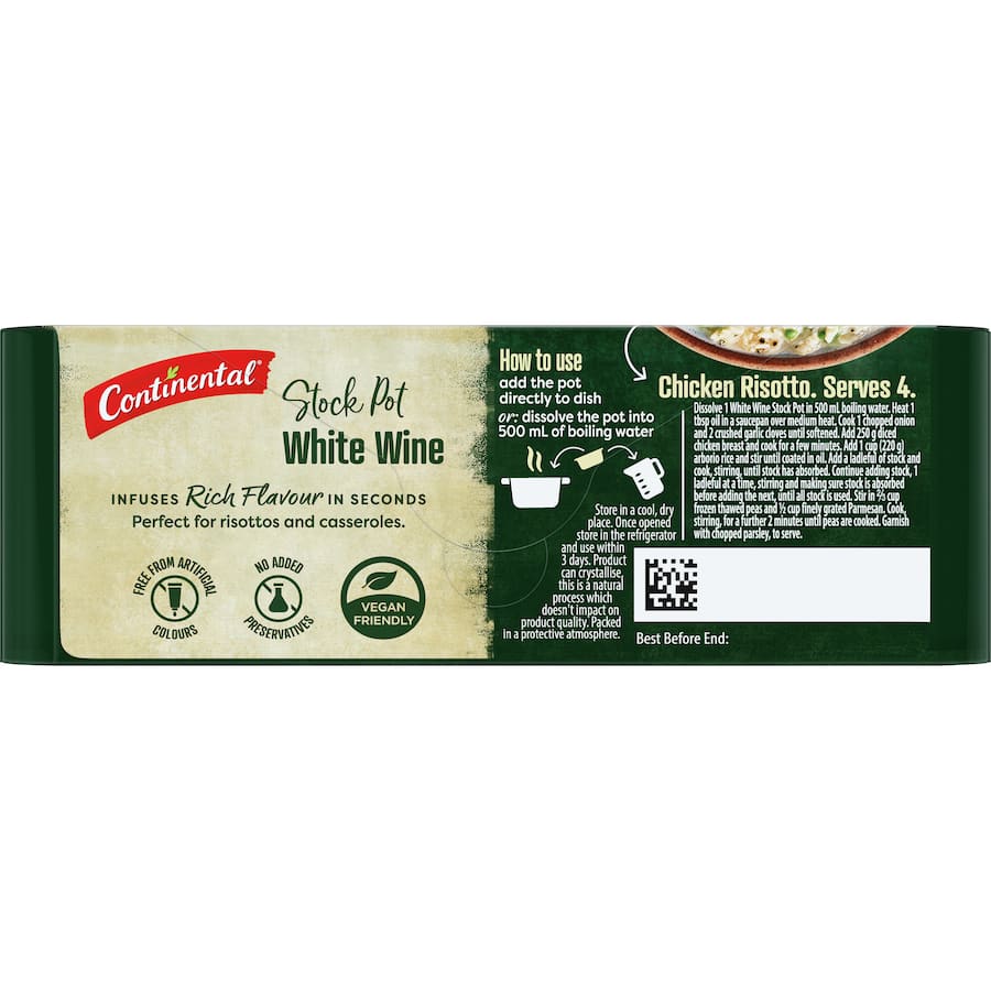 Continental Stock Pot White Wine Pack 4x26g
