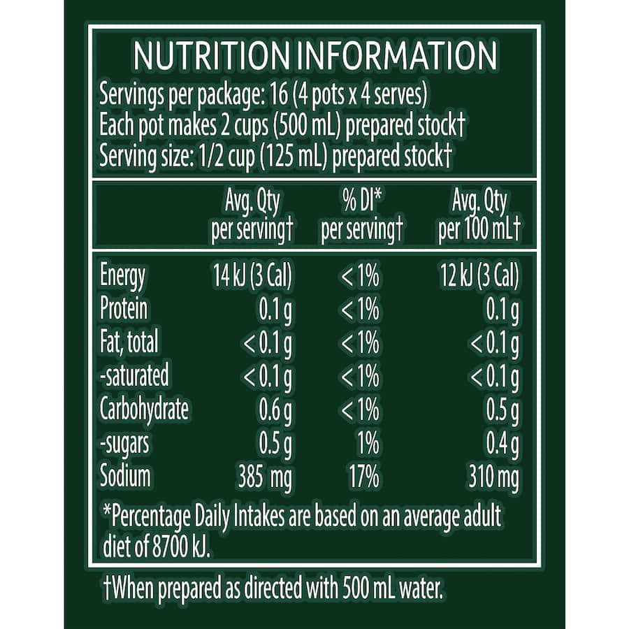 Continental Stock Pot White Wine Pack 4x26g