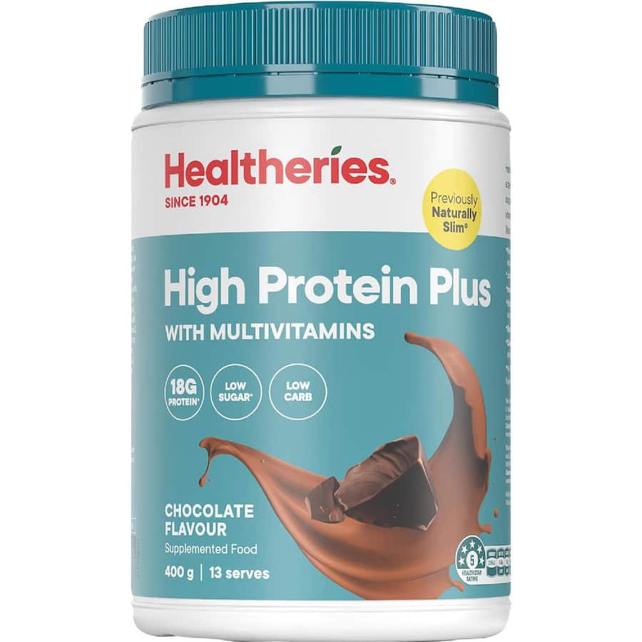 Healtheries High Protein Plus Powder Chocolate Flavour 400g