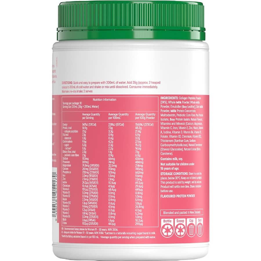 Healtheries Collagen Protein Plus Powder Vanilla Flavour 375g