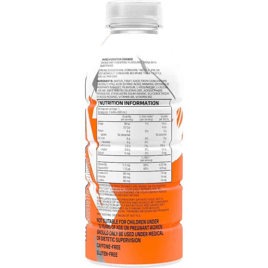 Prime Sports Drink Ice Orange 500mL