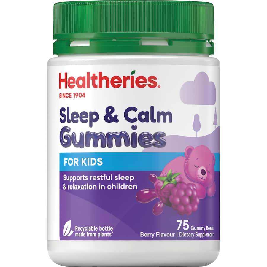Healtheries Sleep Supplement Kids Sleep & Calm Gummies - 75 pack