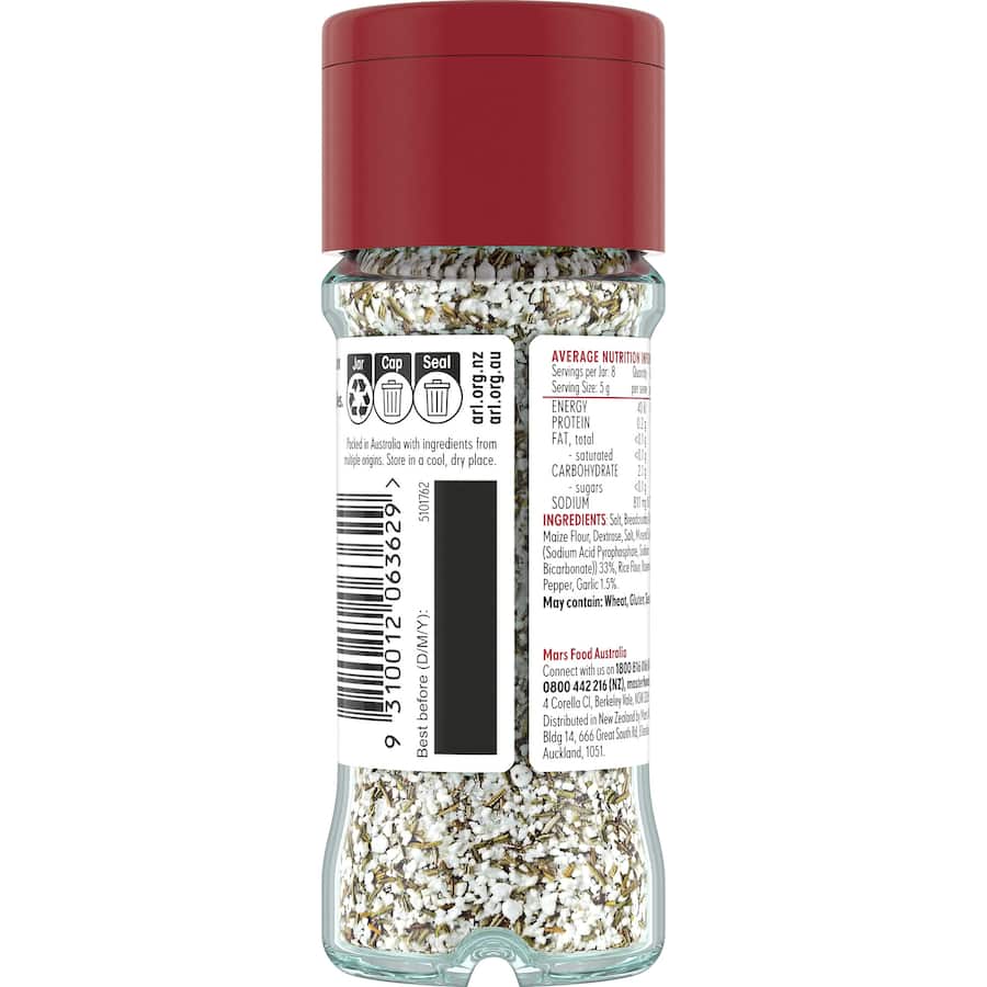 Masterfoods Seasoning Roast Vegetable Blend Jar 42g