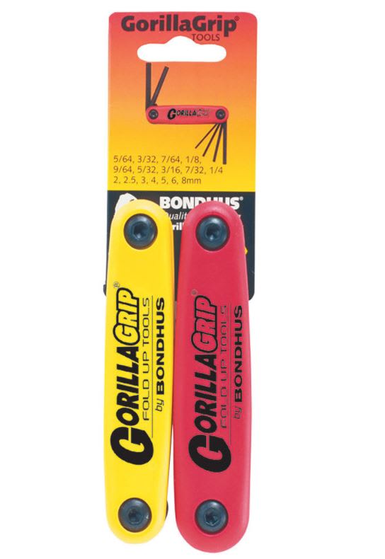 GorillaGrip Foldup Hex Key T12522 Utility Pack
