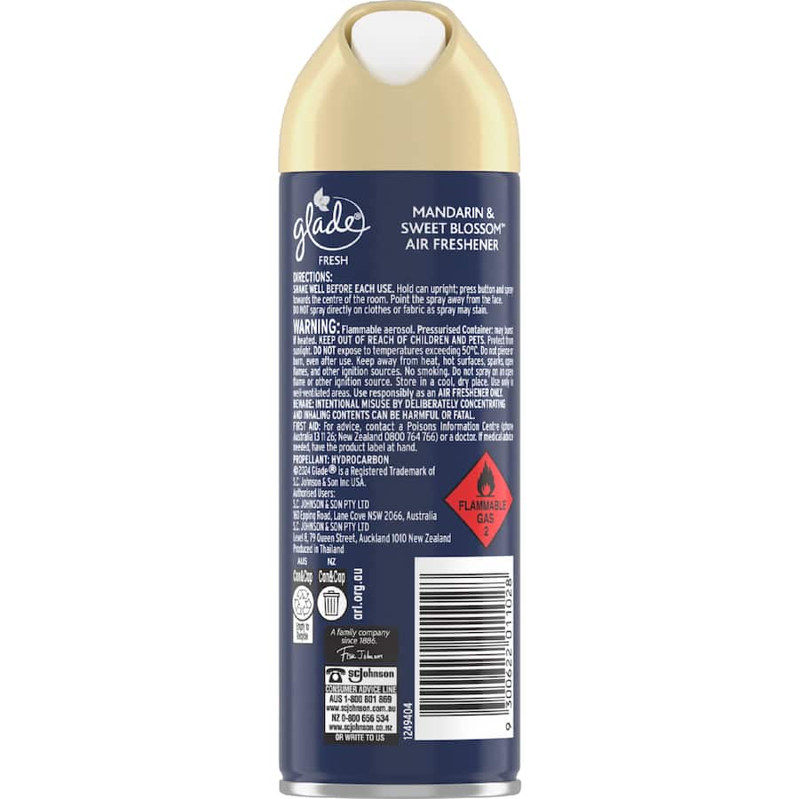 Glade Air Freshener Fresh Mandarin & Blossom 210g