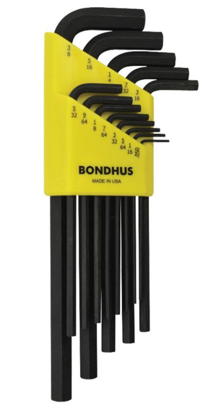 Bondhus Hex End L-Wrenches HLX9M