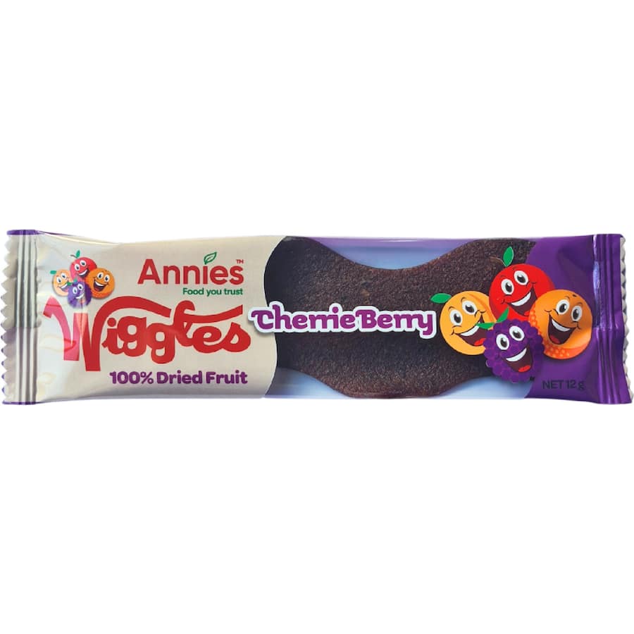 Annies Wiggle Fruit Bar Cherry Berry 12g