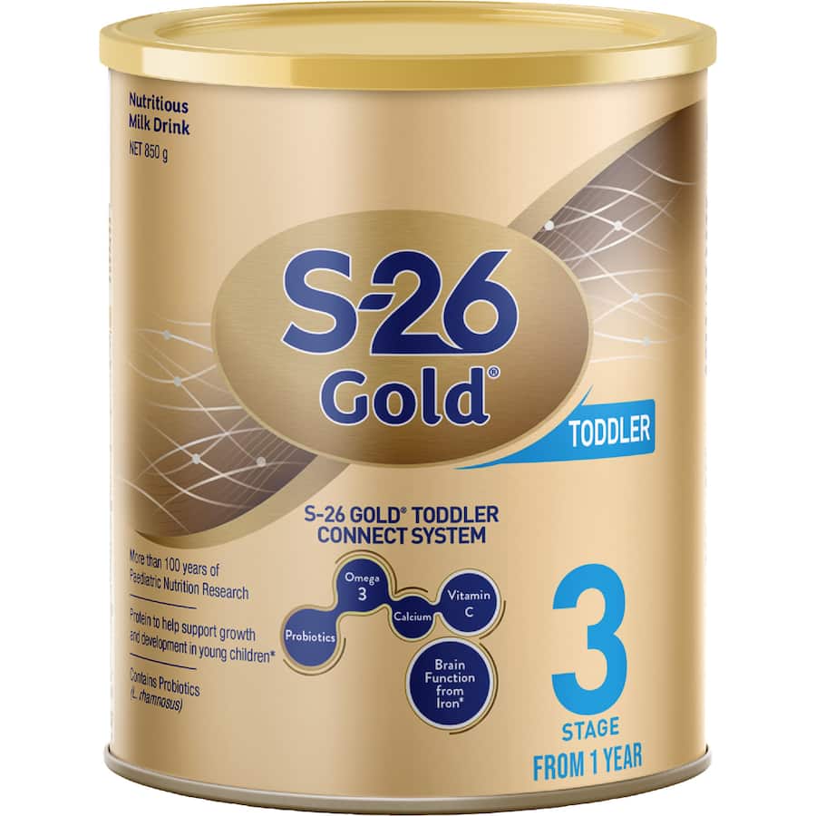 S26 Gold Stage 3 Toddler Milk Drink From 1 Year 850g