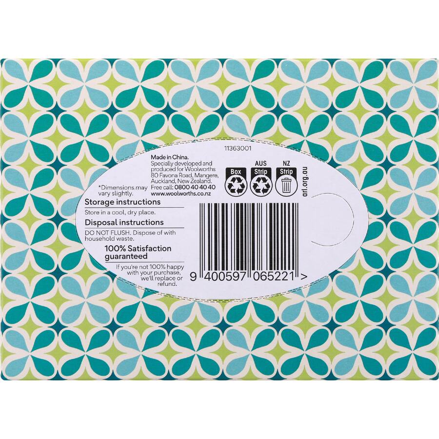 Vevelle Facial Tissue Travel Box 2 Ply - 70 pack