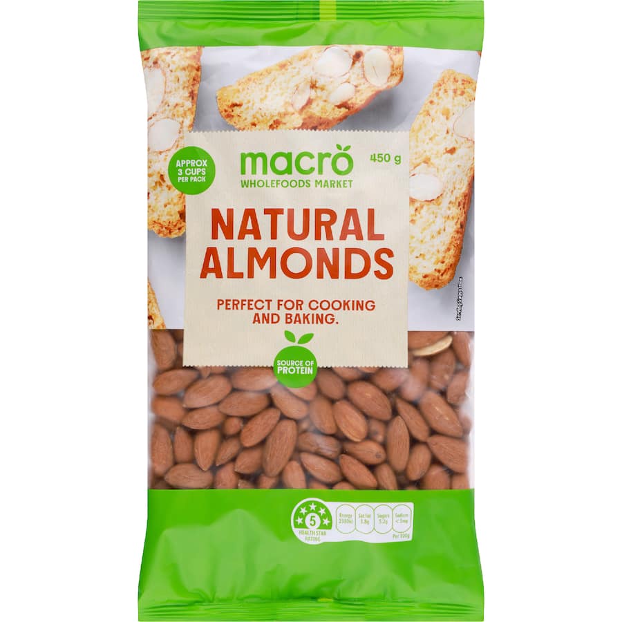 Macro Almonds Natural - 450g