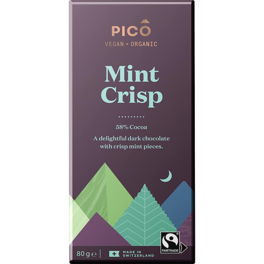 Pico Chocolate Bar Mint Crisp 80g
