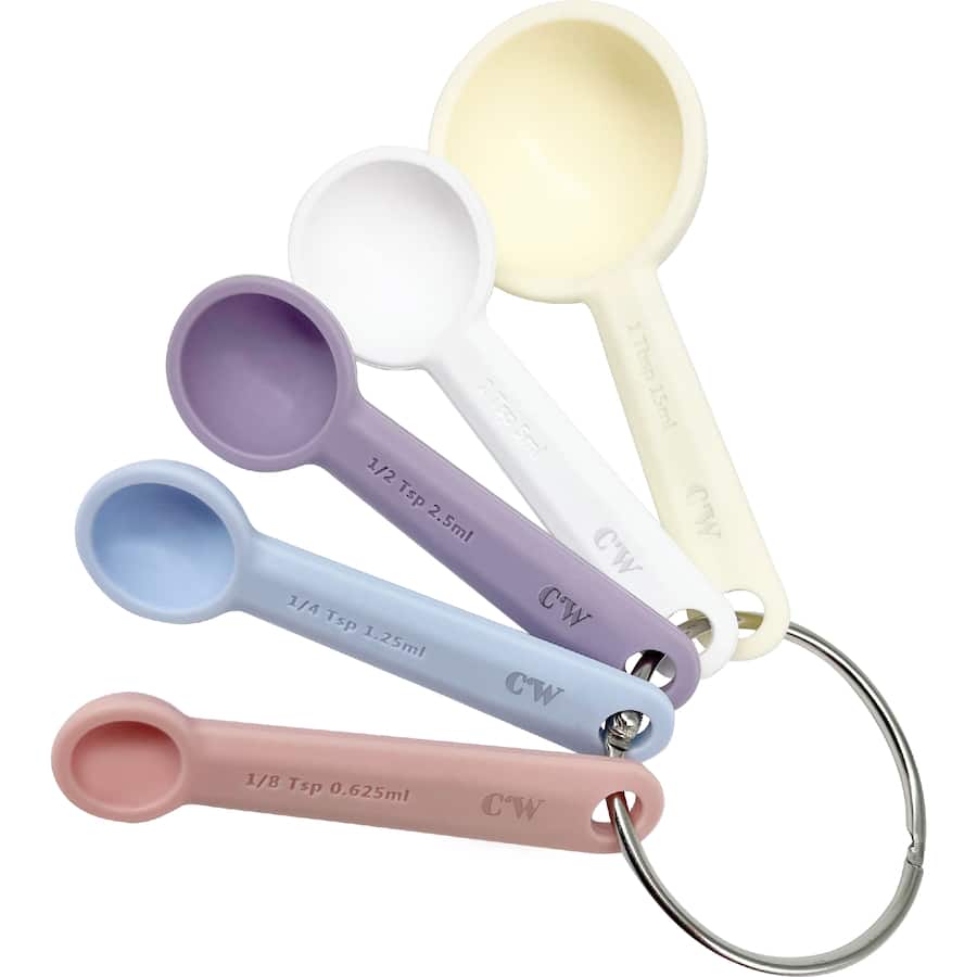 Chelsea Winter Silicone Measuring Spoons 5 Pieces