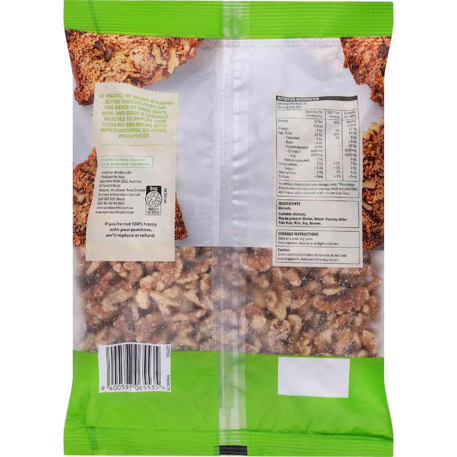 Macro Walnuts Natural - 450g