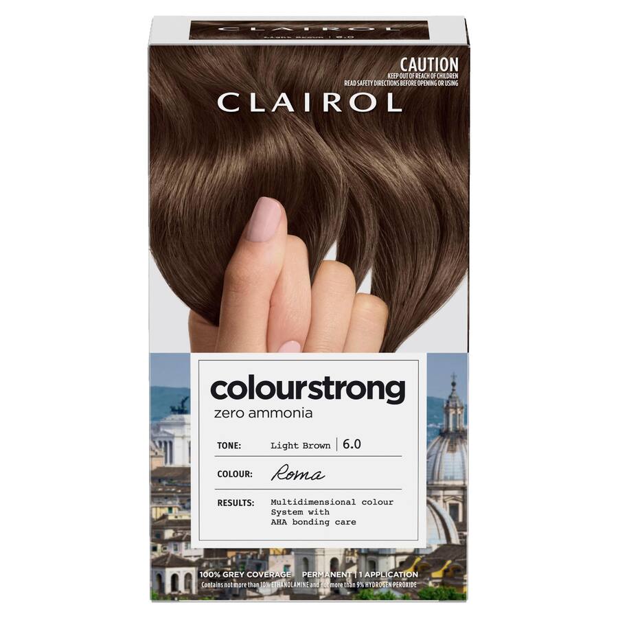 Clairol Colourstrong Hair Colour Light Brown 6.0 1pack