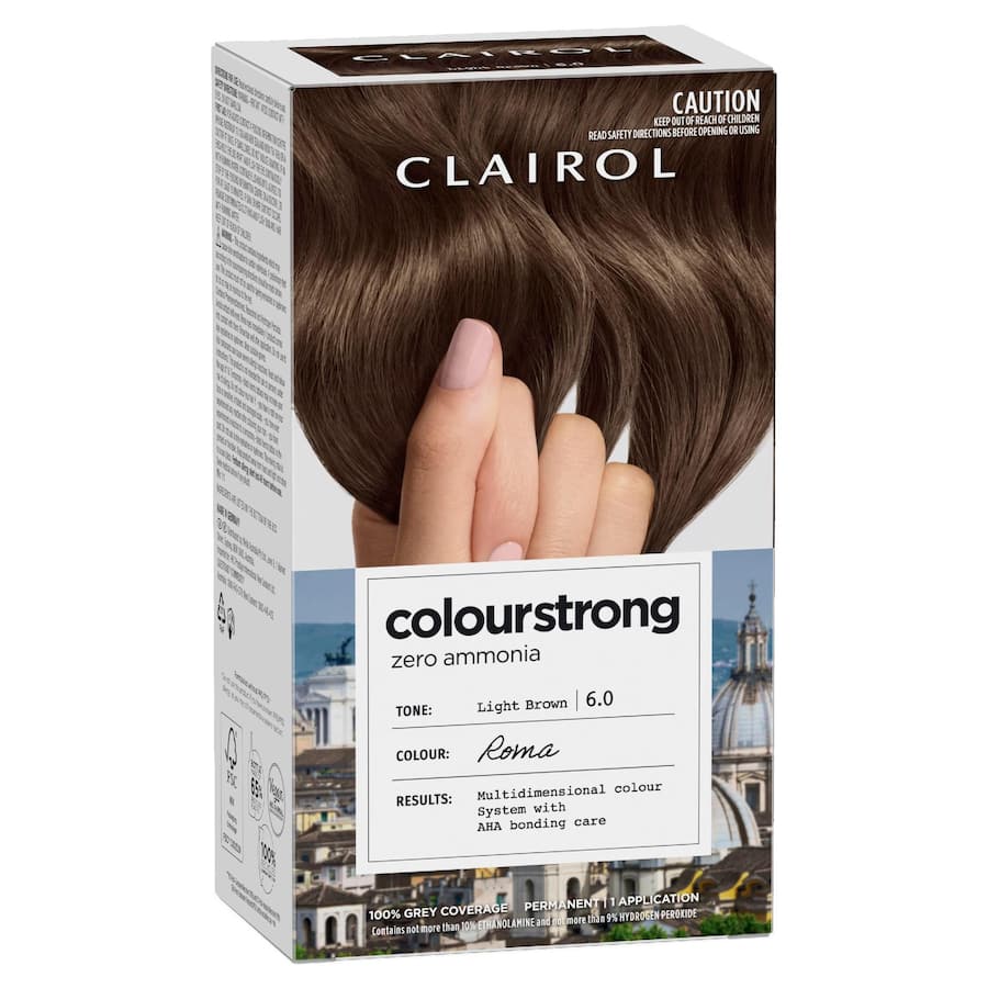 Clairol Colourstrong Hair Colour Light Brown 6.0 1pack