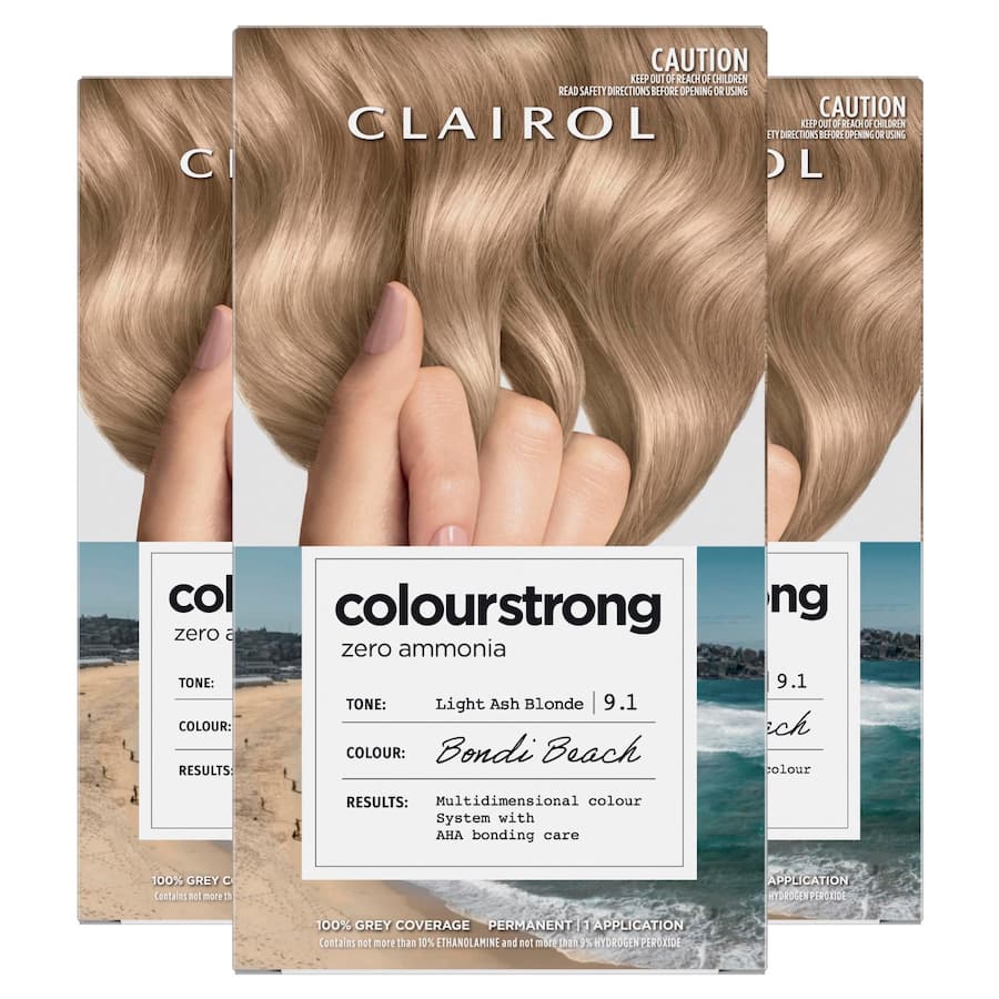 Clairol Colourstrong Hair Colour Light Ash Blond 9.1 1pack