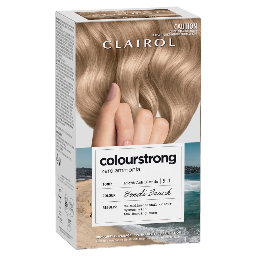 Clairol Colourstrong Hair Colour Light Ash Blond 9.1 1pack