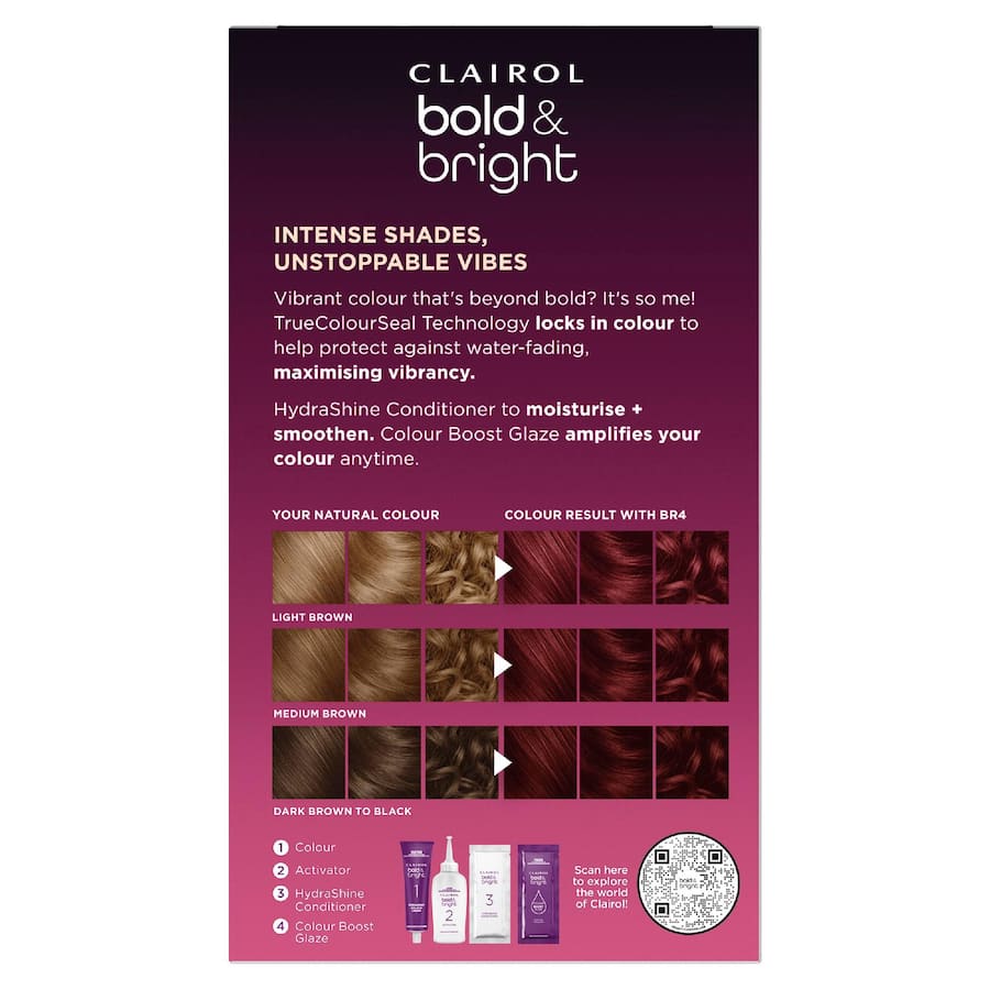 Clairol Bold & Bright Hair Colour Fruits Of The Forest Br4 1pack