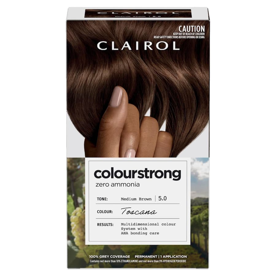 Clairol Colourstrong Hair Colour Medium Brown 5.0 1pack