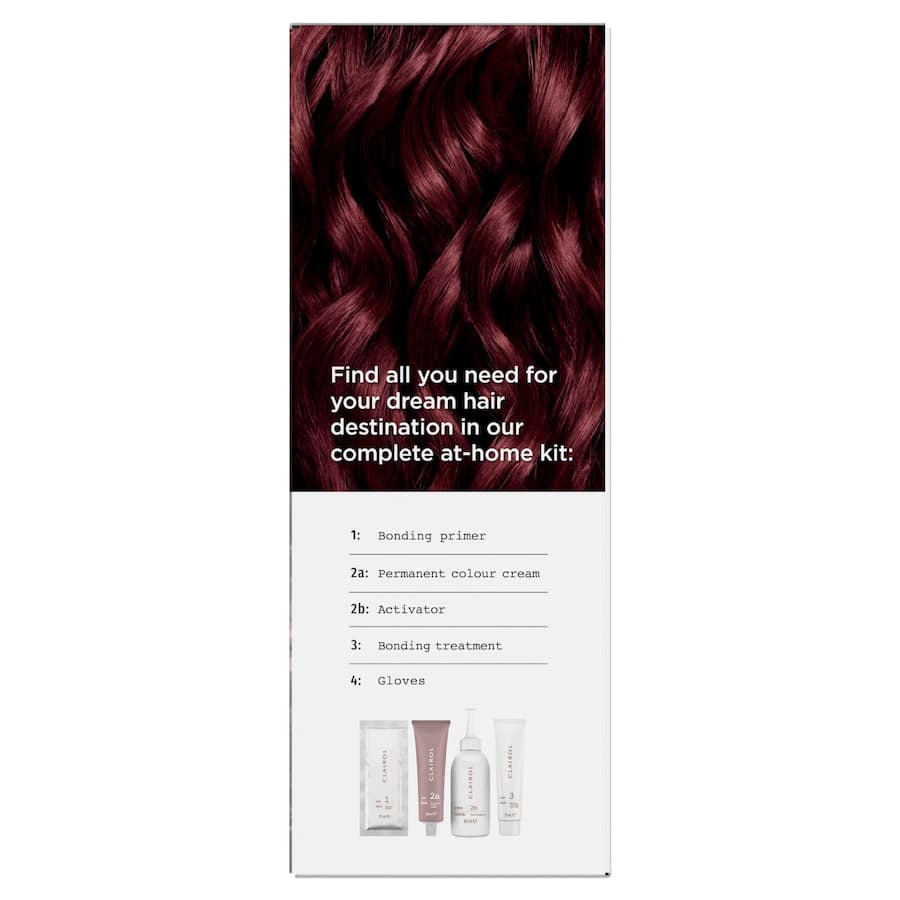 Clairol Colourstrong Hair Colour Intense Dark Red 4.46 1pack