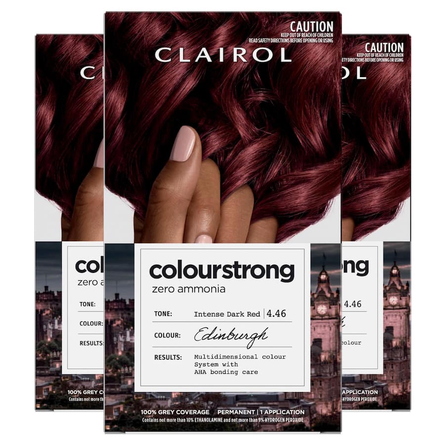 Clairol Colourstrong Hair Colour Intense Dark Red 4.46 1pack