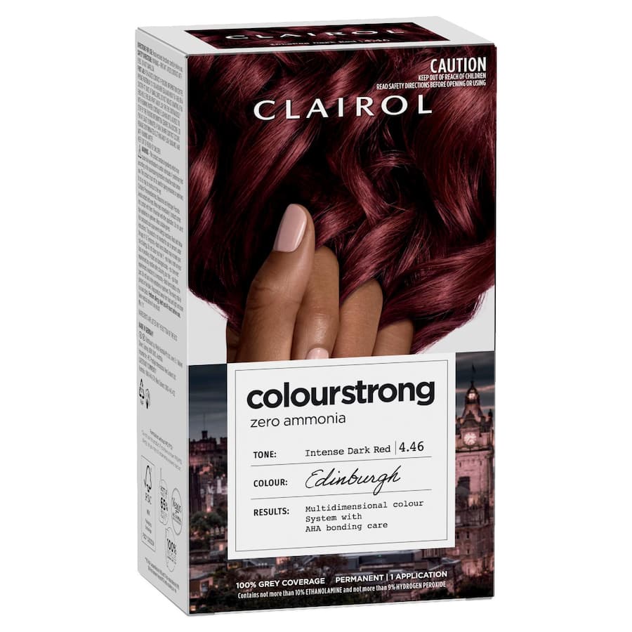 Clairol Colourstrong Hair Colour Intense Dark Red 4.46 1pack