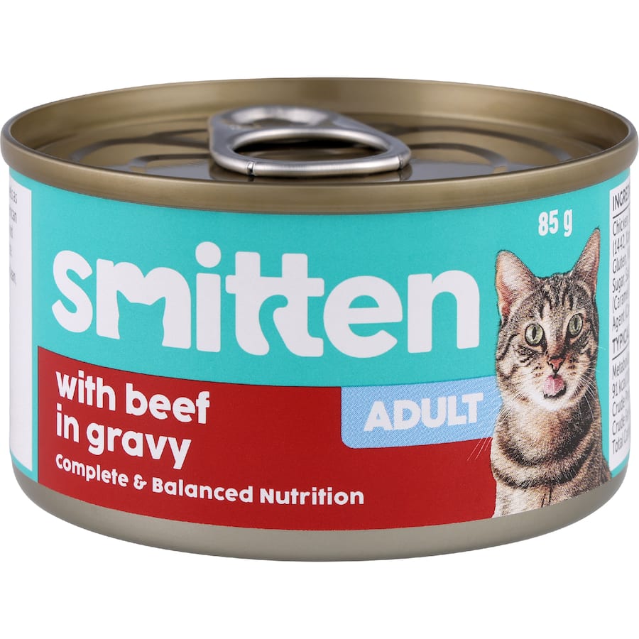 Smitten Wet Cat Food Beef In Gravy 85g