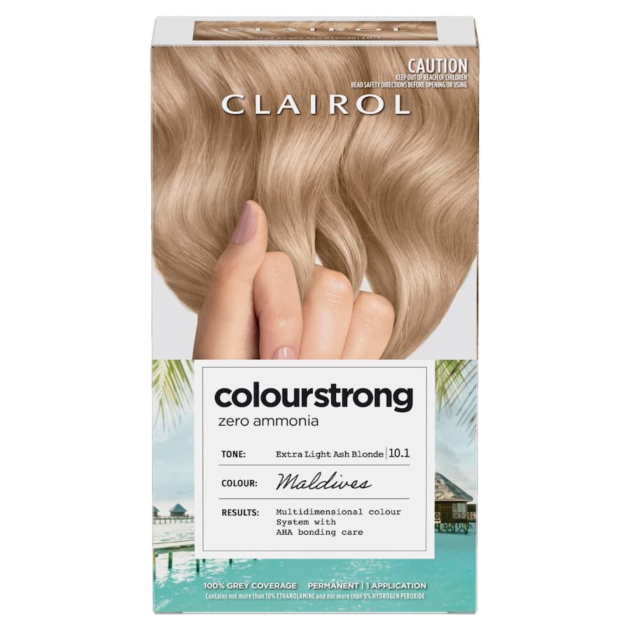 Clairol Colourstrong Hair Colour Extra Light Ash Blond 10.1 1pack