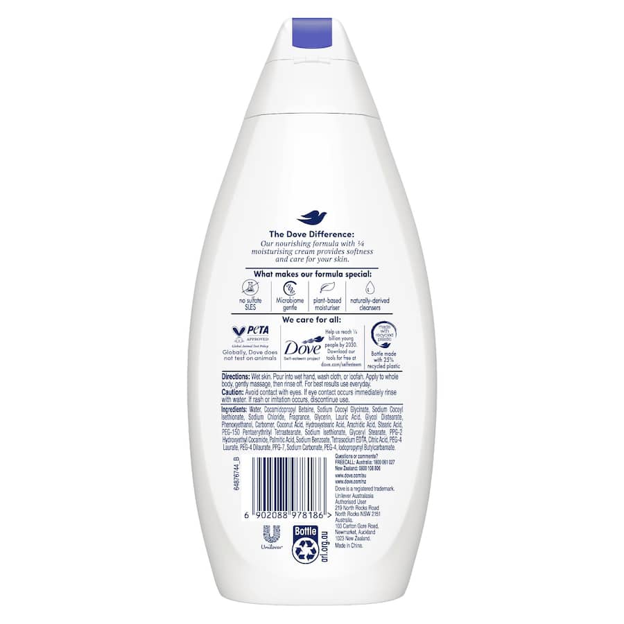 Dove Body Wash Hydrate 400mL