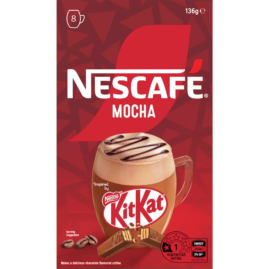 Nescafé Coffee Sachets Kit Kat Mocha 8pack 136g