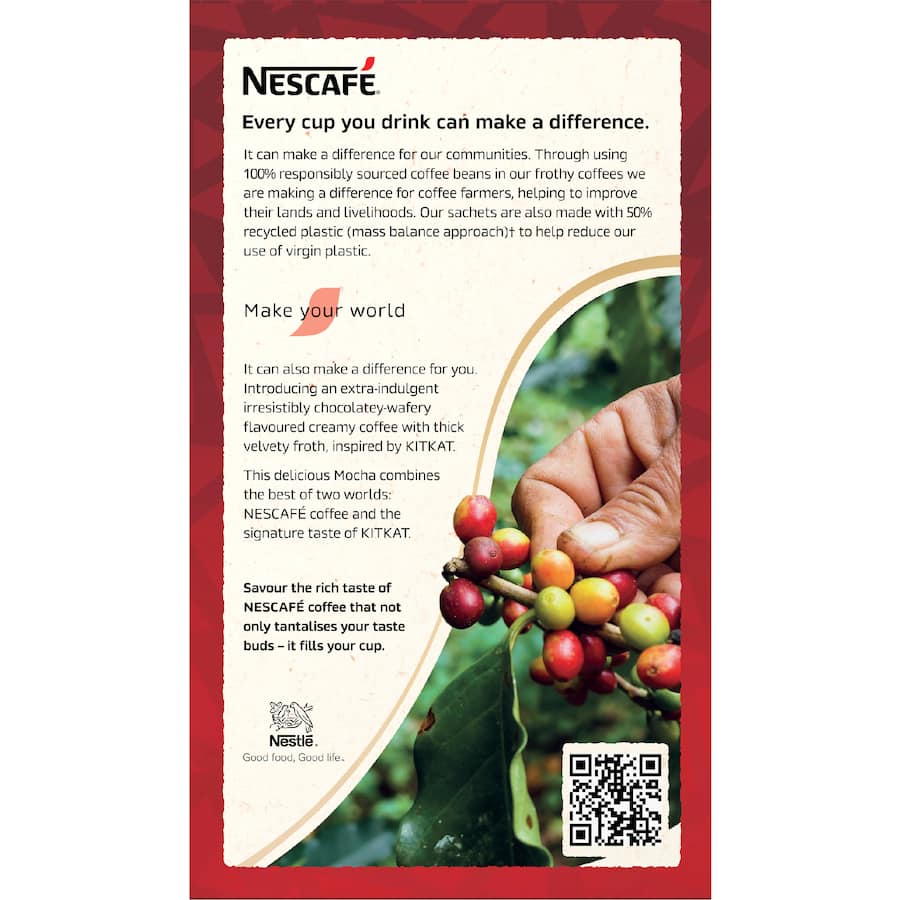 Nescafé Coffee Sachets Kit Kat Mocha 8pack 136g