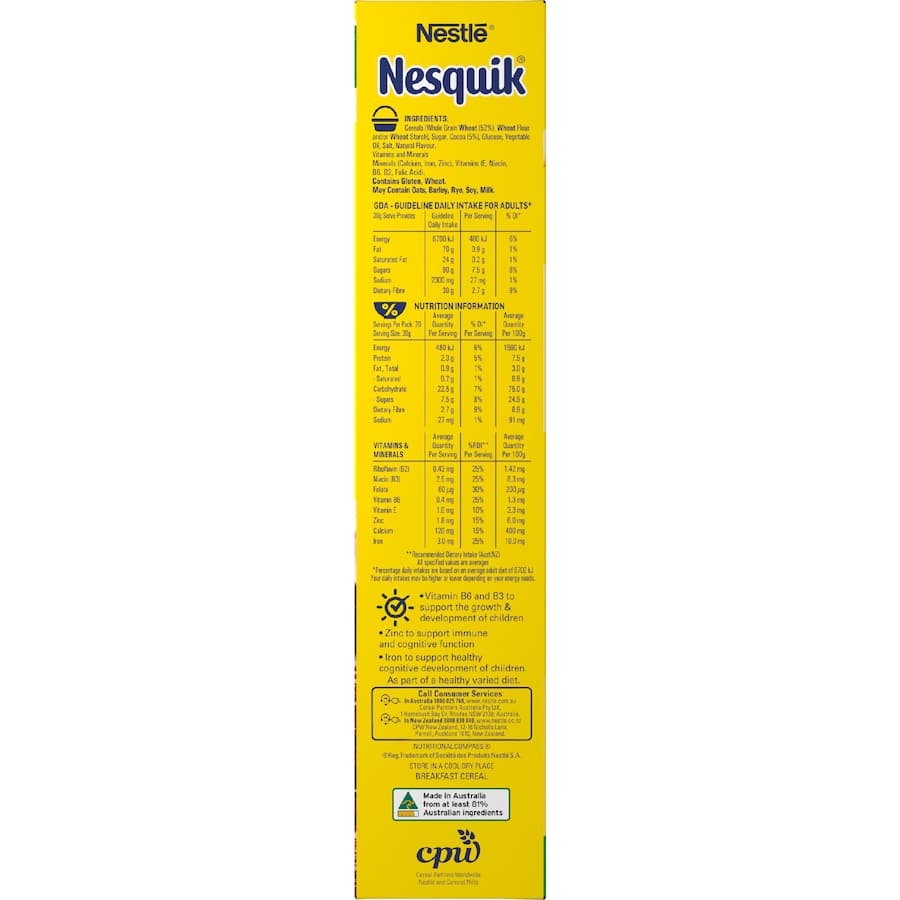 Nestlé Nesquik Cereal Choco Crunchy - 600g