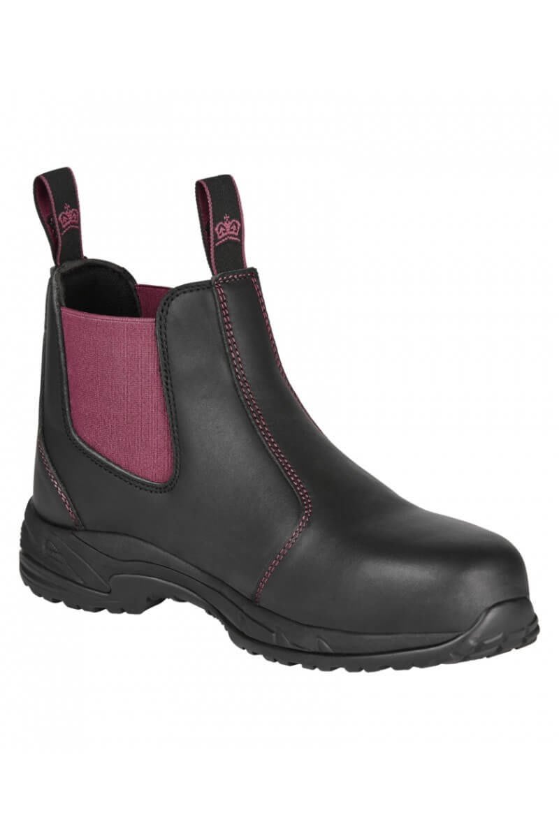 KingGee, Women's Tradie Slip on Boot, K27390 - Black (Size: 10)