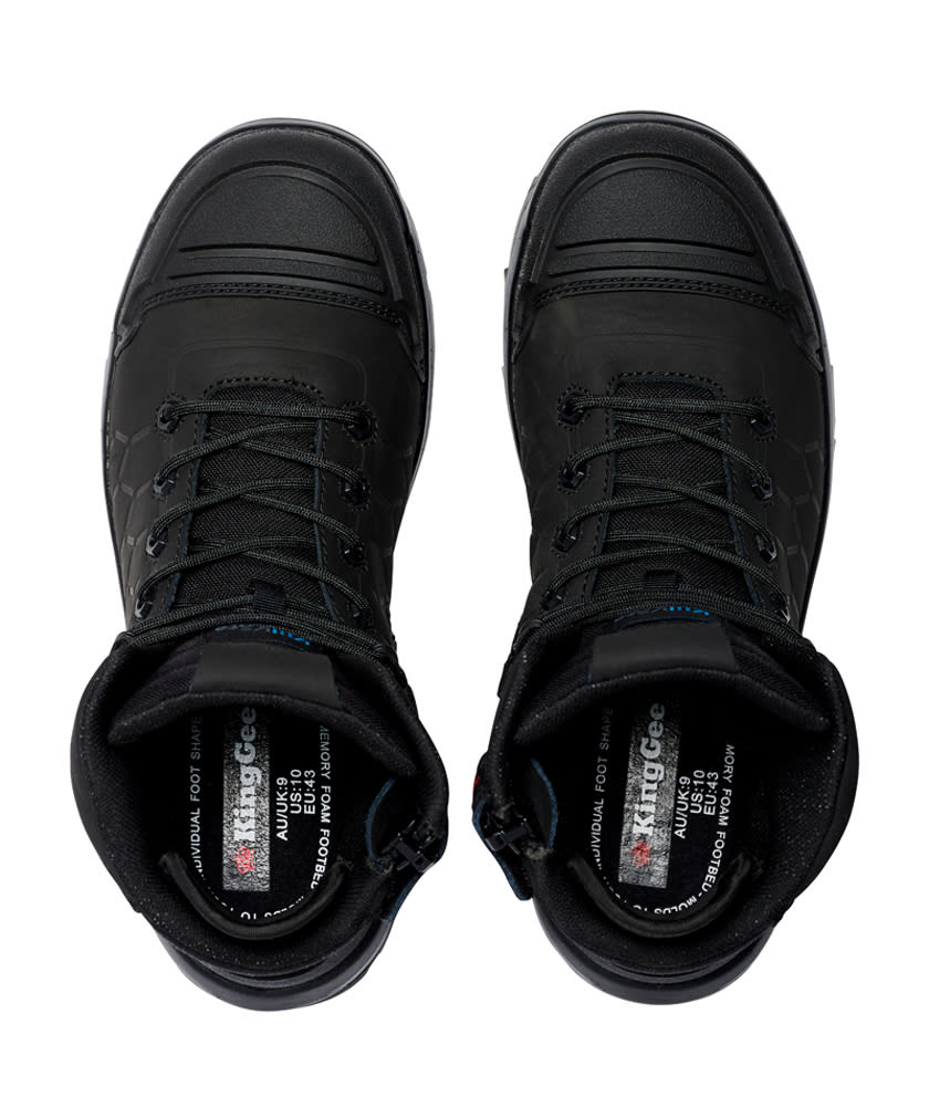 KingGee, Quantum Zip Sided Boot, K27145 - Black - 09