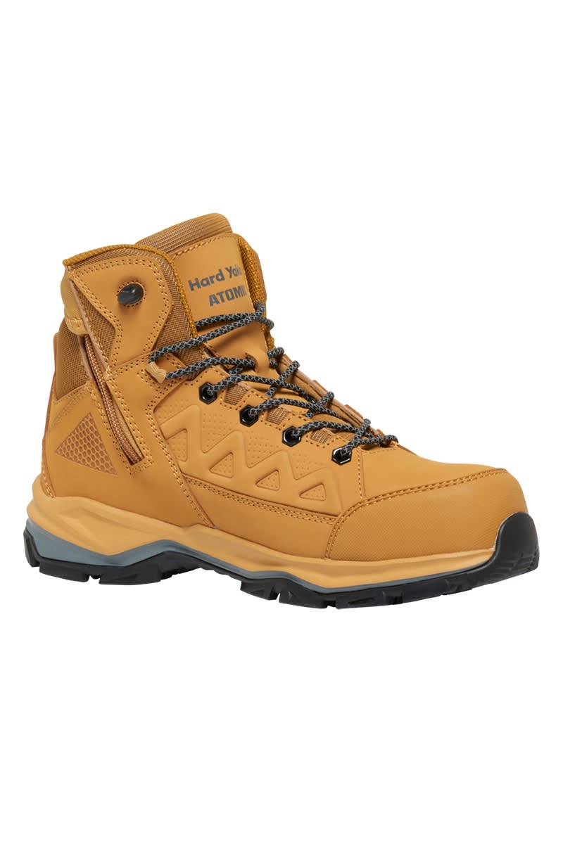 Hard Yakka, Atomic Zip Sided Boot, Y60280 - Wheat - 09