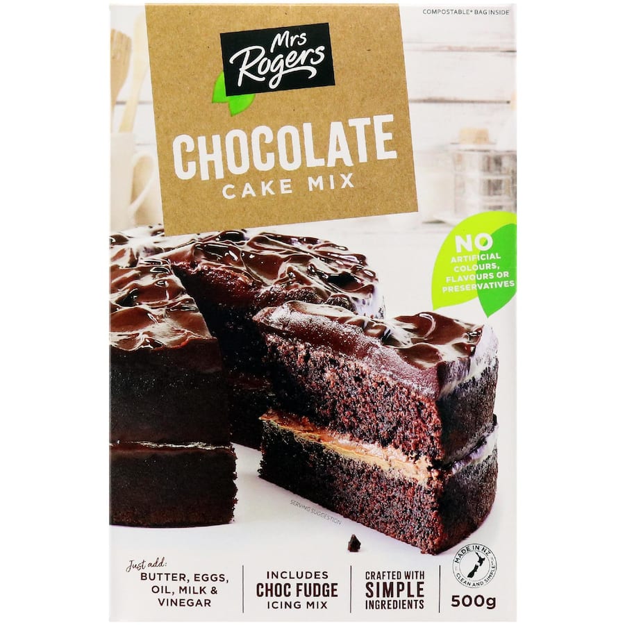 Mrs Rogers Cake Mix Chocolate 500g
