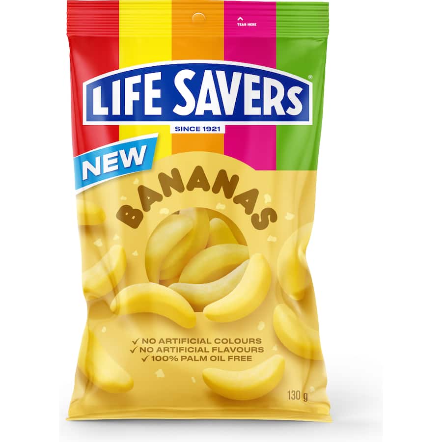 Life Savers Sweets Bananas 130g