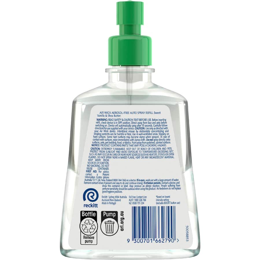 Air Wick Air Freshener Refill Sweet Vanilla & Shea Butter 228mL