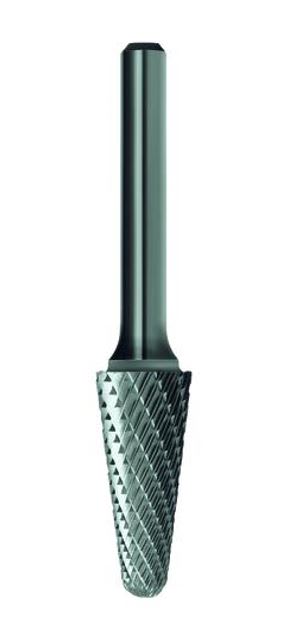 Double Cut - Taper Shape (Incl. Angle) Radius End 1/4" x 5/8"