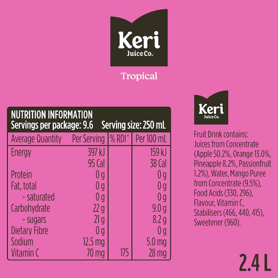 Keri Fruit Drink Tropical 2.4L