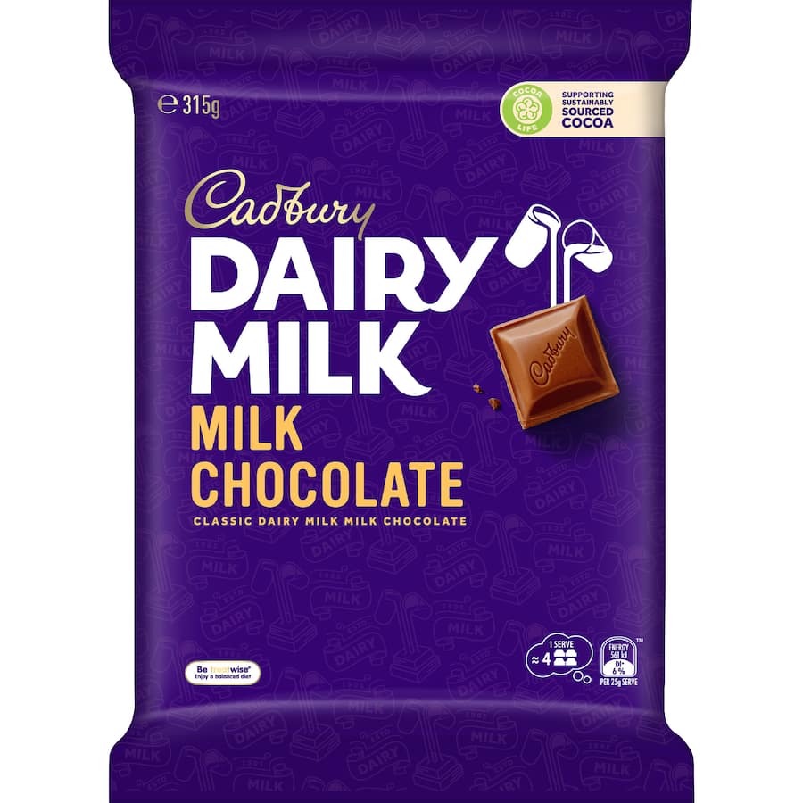 Cadbury Chocolate Dairy Milk 315g