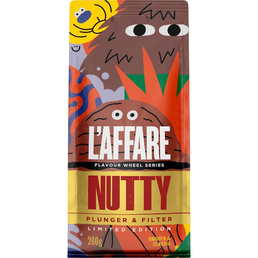 L'affare Plunger Grind Coffee Nutty 200g