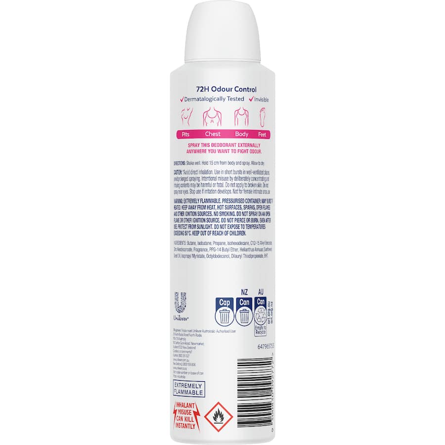 Rexona Women Deodorant Aerosol Wild Rose 230mL