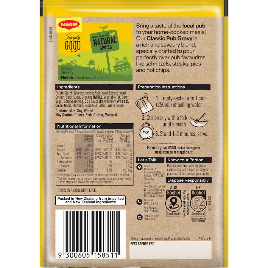 Maggi Instant Gravy Mix Pub Style 25g
