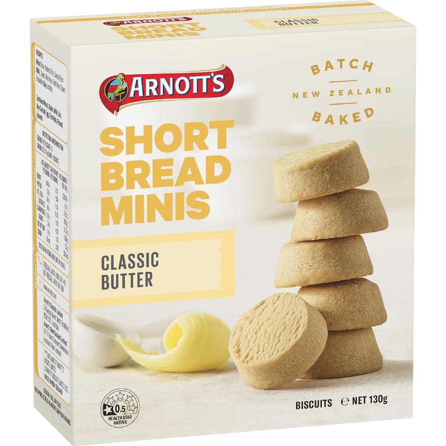 Arnott's Minis Shortbread Classic 130g