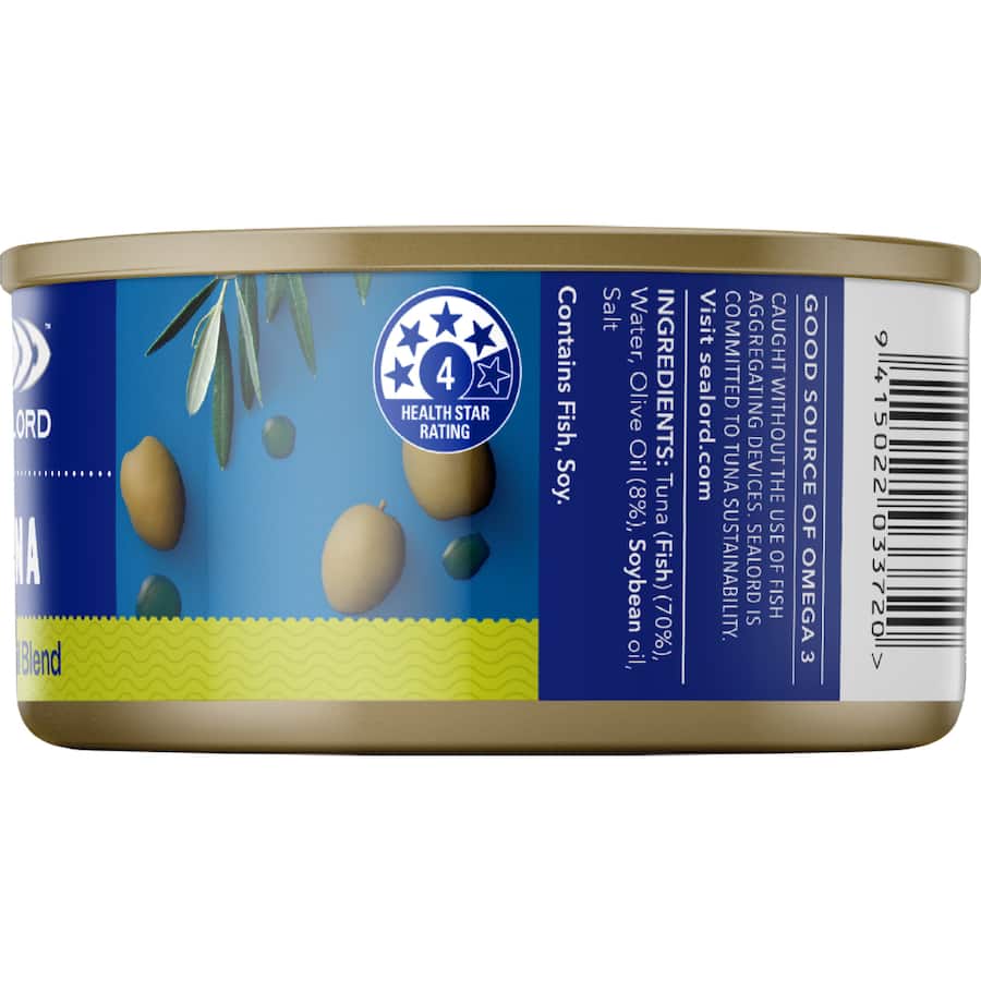 Sealord Tuna Olive Oil Blend Tear tab can 185g